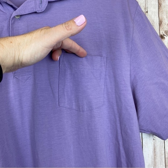 Peter Millar Short Sleeve Golf Polo Shirt Size Large Men - Picture 3 of 12